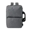Dokumententasche Rucksack Makarzur - grau, Farbe: grau personalisierte Geschenke 