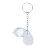Lupe Schlüsselanhänger Kitins 8X - silber, Farbe: silber personalisierte Geschenke 