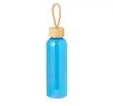Trinkflasche Tournax, Farbe: blau, Verpackung: recycelte Papier Tasche personalisierte Geschenke 