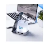 USB Hub Stifthalter Belind, Farbe: weiß personalisierte Geschenke 