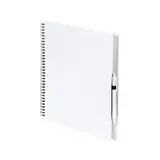 Notizbuch Tecnar, Farbe: weiß personalisierte Geschenke 