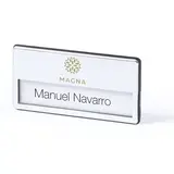 Namensschild Upsin, Farbe: silber personalisierte Geschenke 