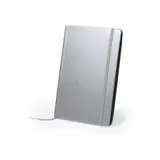 Notizblock Bodley, Farbe: silber personalisierte Geschenke 