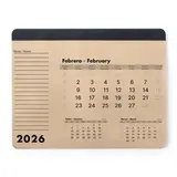 Mauspad Kalender Flen