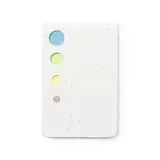 Samen Notizblock Amenti, Farbe: weiß personalisierte Geschenke 