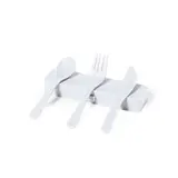 Besteckset Florax, Farbe: weiß personalisierte Geschenke 