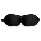 Reise Augenmaske Bezz, Farbe: schwarz personalisierte Geschenke 