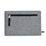 Notizblock Cesful, Farbe: grau personalisierte Geschenke 