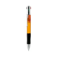 Kugelschreiber Multifour, Farbe: orange personalisierte Geschenke 