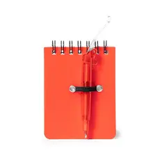 Mini Notizbuch Duxo, Farbe: rot personalisierte Geschenke 
