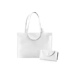 Faltbare Tasche Austen, Farbe: weiß personalisierte Geschenke 