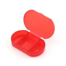 Pillendose Trizone, Farbe: rot personalisierte Geschenke 