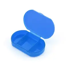 Pillendose Trizone, Farbe: blau personalisierte Geschenke 