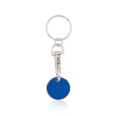 Schlüsselanhänger EK-Chip Euromarket, Farbe: blau personalisierte Geschenke 