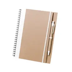 Notizbuch Tunel, Farbe: weiß personalisierte Geschenke 