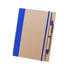 Notizbuch Tunel, Farbe: blau personalisierte Geschenke 