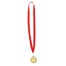 Medaille Corum, Farbe: rot - gold personalisierte Geschenke 