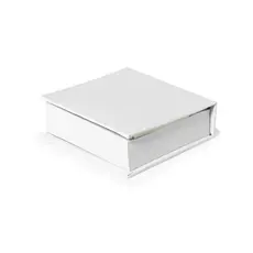 Notizzettelbox Codex, Farbe: weiß personalisierte Geschenke 