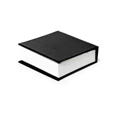Notizzettelbox Codex, Farbe: schwarz personalisierte Geschenke 
