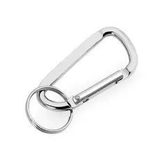 Karabiner Zoko, Farbe: silber personalisierte Geschenke 