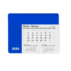 Mauspad Kalender Rendux, Farbe: blau personalisierte Geschenke 
