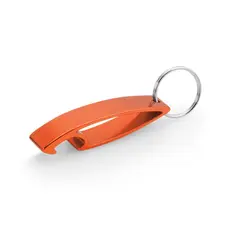 Schlüsselanhänger Flaschenöffner Samo, Farbe: orange personalisierte Geschenke 