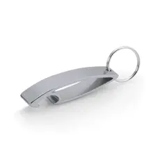 Schlüsselanhänger Flaschenöffner Samo, Farbe: silber personalisierte Geschenke 