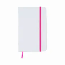 Notizblock Yakis, Farbe: weiß - fuchsia personalisierte Geschenke 
