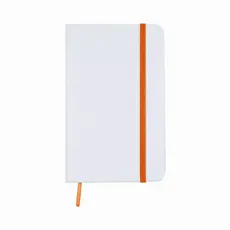 Notizblock Yakis, Farbe: weiß - orange personalisierte Geschenke 
