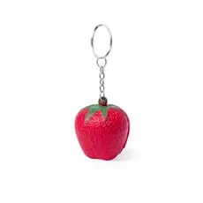 Antistress Schlüsselanhänger Fruty, Farbe: rot personalisierte Geschenke 