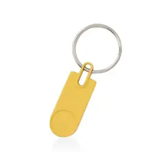 Schlüsselanhänger Harper, Farbe: gelb personalisierte Geschenke 