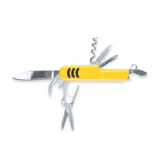Multifunktionstaschenmesser Shakon, Farbe: gelb personalisierte Geschenke 