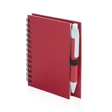 Notizbuch Pilaf, Farbe: rot personalisierte Geschenke 