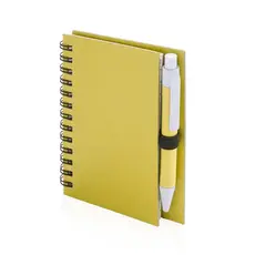 Notizbuch Pilaf, Farbe: gelb personalisierte Geschenke 