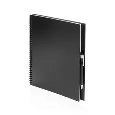 Notizbuch Tecnar, Farbe: schwarz personalisierte Geschenke 