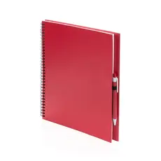 Notizbuch Tecnar, Farbe: rot personalisierte Geschenke 