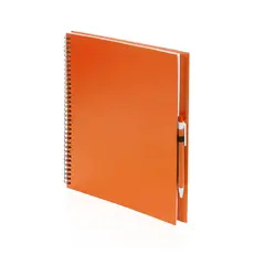 Notizbuch Tecnar, Farbe: orange personalisierte Geschenke 