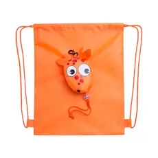 Faltbarer Rucksack Kissa, Farbe: orange personalisierte Geschenke 