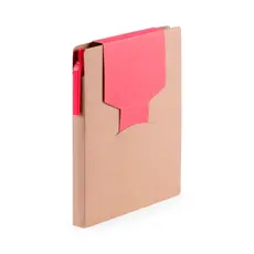 Notizblock Cravis, Farbe: rot personalisierte Geschenke 