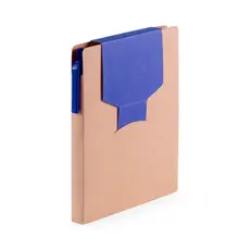 Notizblock Cravis, Farbe: blau personalisierte Geschenke 