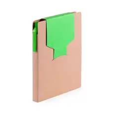 Notizblock Cravis, Farbe: hellgrün personalisierte Geschenke 