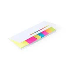 Notizblock Karlen, Farbe: weiß personalisierte Geschenke 