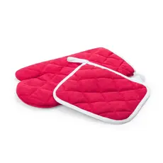 Küchen Set Leston, Farbe: rot personalisierte Geschenke 