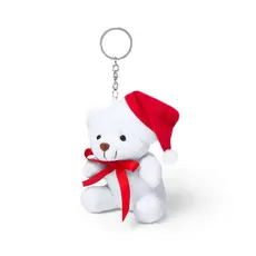 Schlüsselanhänger Teddy Glenda, Farbe: weiß personalisierte Geschenke 