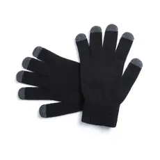 Touchpad Handschuhe Tellar, Farbe: schwarz - grau personalisierte Geschenke 