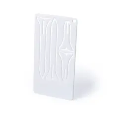 Golf Tee Karten Tunker, Farbe: weiß personalisierte Geschenke 