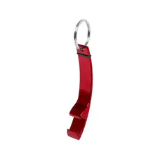 Schlüsselanhänger Flaschenöffner Milter, Farbe: rot personalisierte Geschenke 