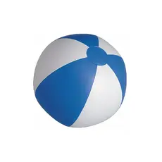 Strandball Portobello, Farbe: weiß - blau personalisierte Geschenke 