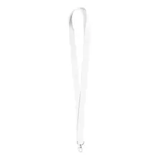 Schlüsselband Neck, Farbe: weiß personalisierte Geschenke 