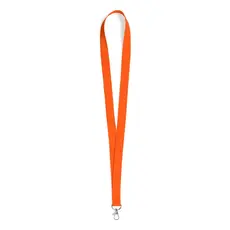 Schlüsselband Neck, Farbe: orange personalisierte Geschenke 